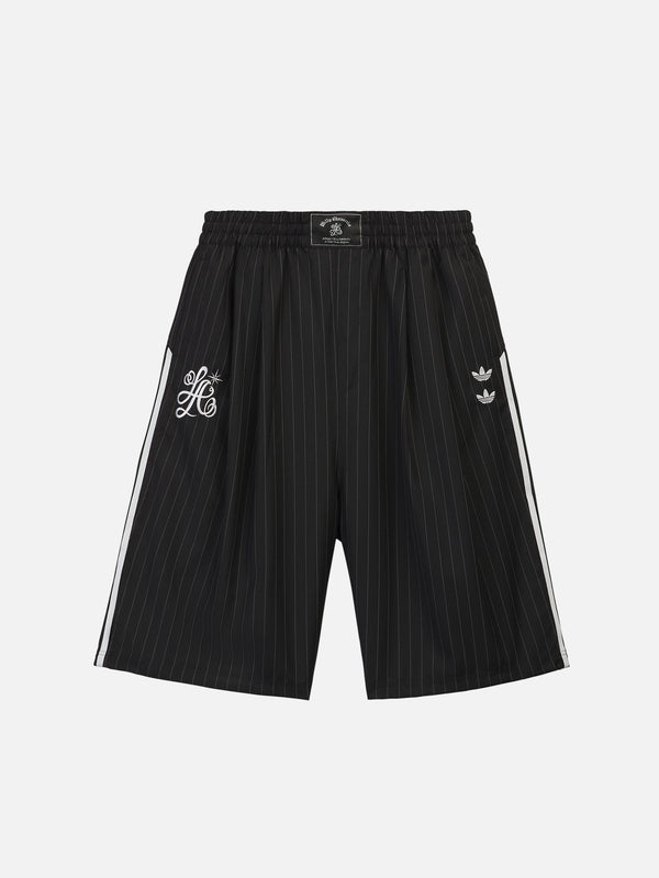 ADIDAS ORIGINALS, Willy Chavarria x adidas Pinst Short - Black, ŞORT, shopi go'da!