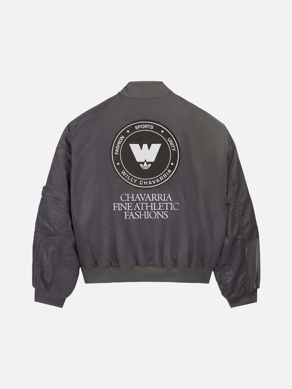 ADIDAS ORIGINALS, Willy Chavarria x adidas Bomber Jacket - Grey Six, CEKET, shopi go'da!