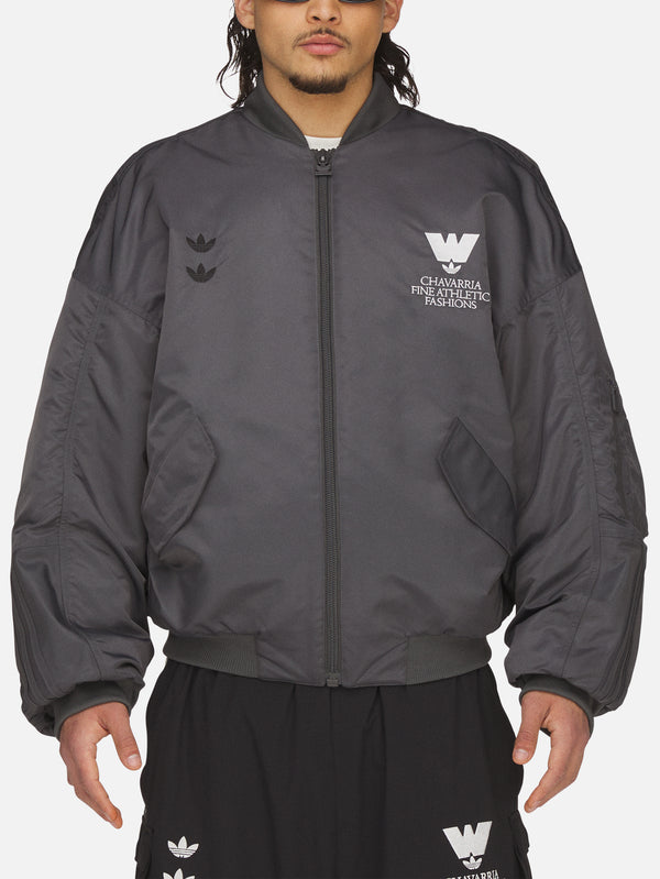 ADIDAS ORIGINALS, Willy Chavarria x adidas Bomber Jacket - Grey Six, CEKET, shopi go'da!