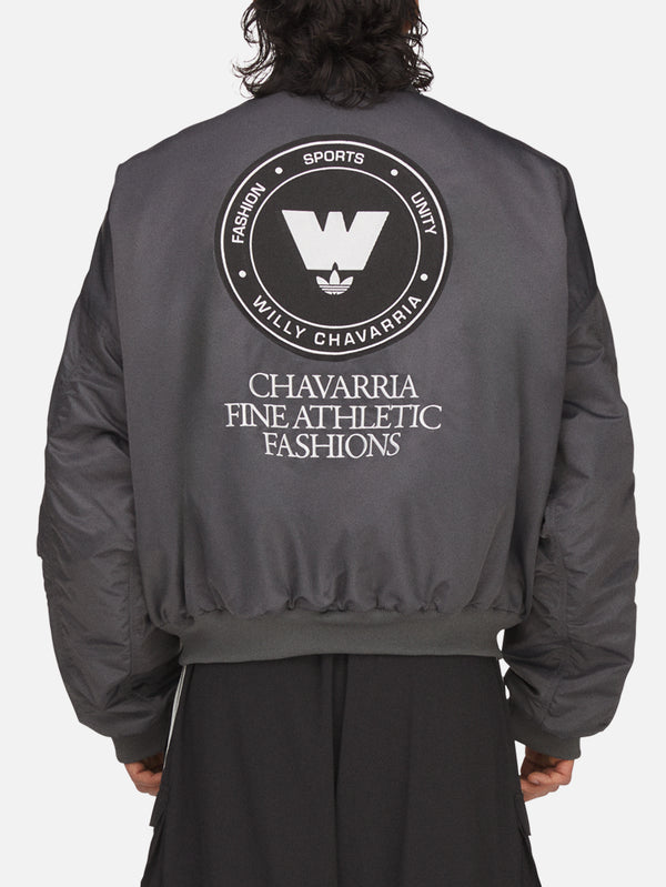 ADIDAS ORIGINALS, Willy Chavarria x adidas Bomber Jacket - Grey Six, CEKET, shopi go'da!