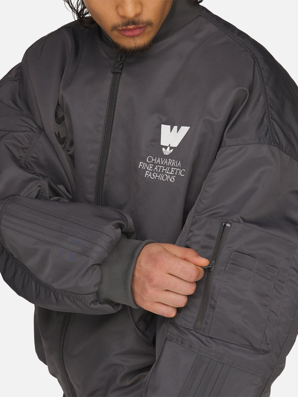 ADIDAS ORIGINALS, Willy Chavarria x adidas Bomber Jacket - Grey Six, CEKET, shopi go'da!