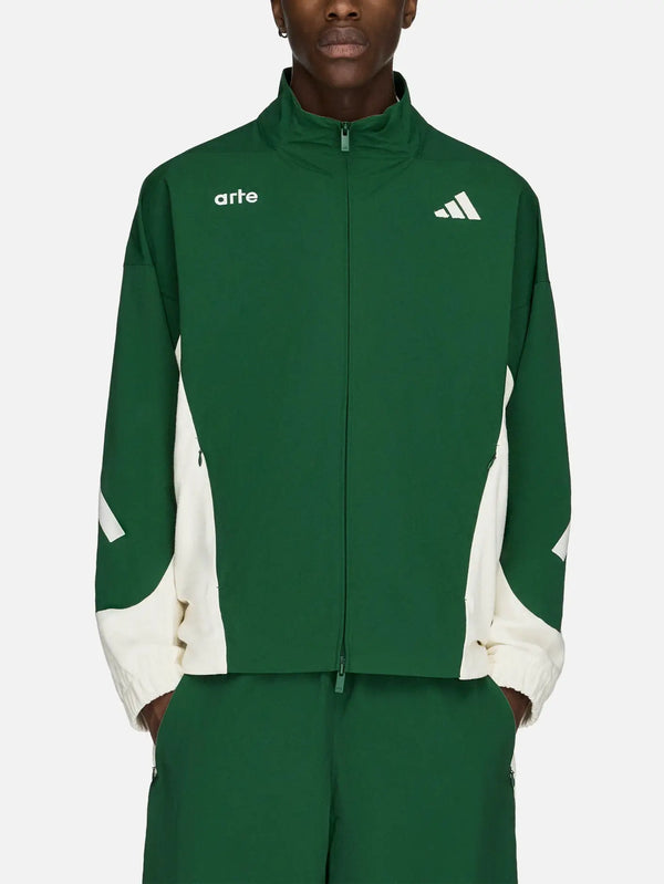 Arte Antwerp Arte Antwerp x adidas Z.N.E. Material Mix Track Top - Amazon Green – Amazon Green, önden görünüm
