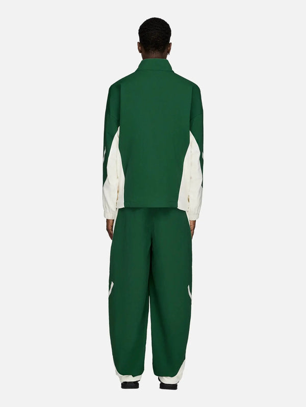 ADIDAS ORIGINALS Arte Antwerp x adidas Z.N.E. Material Mix Track Top - Amazon Green – Amazon Green, arka görünüm