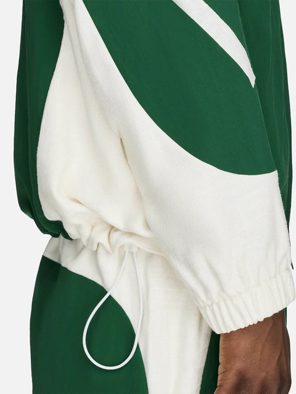ADIDAS ORIGINALS Arte Antwerp x adidas Z.N.E. Material Mix Track Top – Amazon Green, yandan görünüm