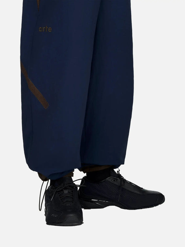 ADIDAS ORIGINALS Arte Antwerp x adidas Z.N.E. Material Mix Track Pant – Collegiate Navy, yan görünüm