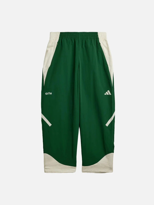 ADIDAS ORIGINALS Arte Antwerp x adidas Z.N.E. Material Mix Track Pa – yeşil, ön görünüm