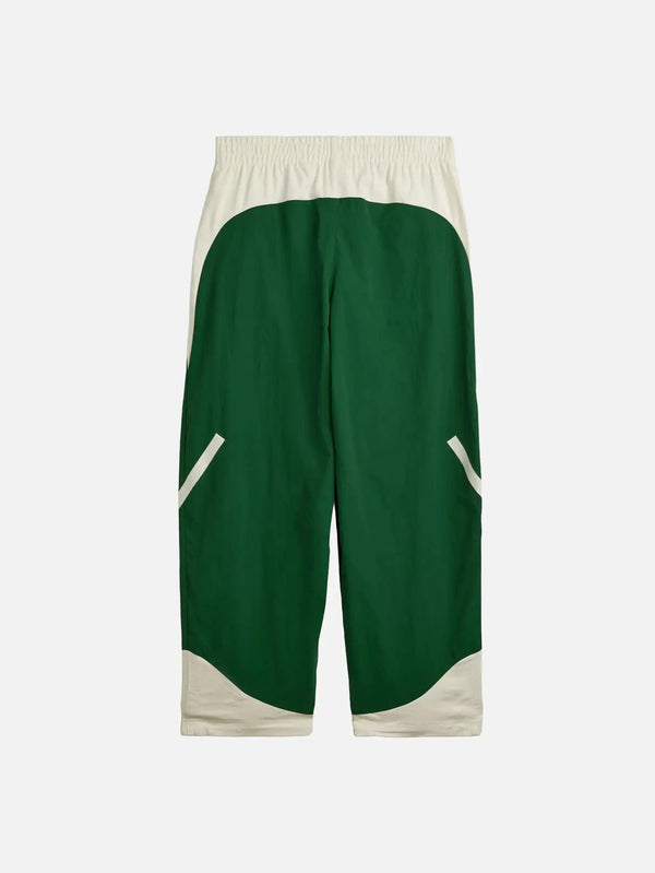 ADIDAS ORIGINALS Arte Antwerp x adidas Z.N.E. Material Mix Track Pa – yeşil, krem, arka görünüm