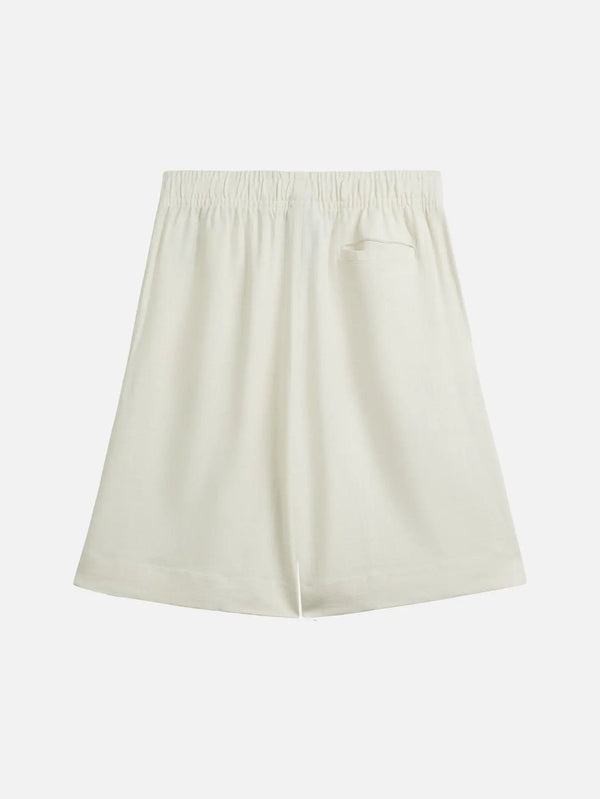 ADIDAS ORIGINALS Arte Antwerp x adidas Linen Relaxed Shorts – Off W, arka görünüm