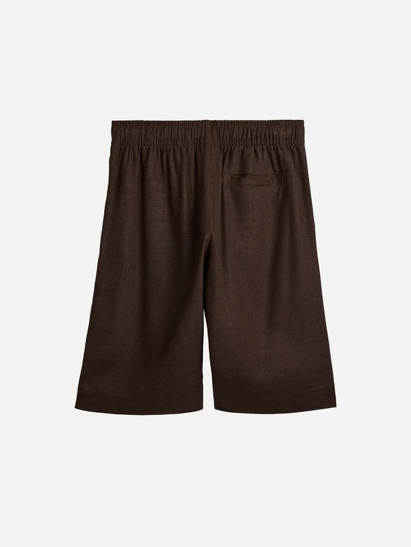 ADIDAS ORIGINALS Arte Antwerp x adidas Linen Relaxed Shorts – Dust, arka görünüm