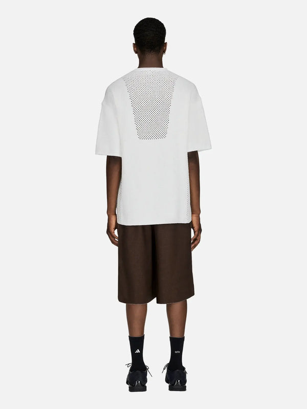 ADIDAS ORIGINALS Arte Antwerp x adidas Linen Relaxed Shorts - Dust – arka görünüm