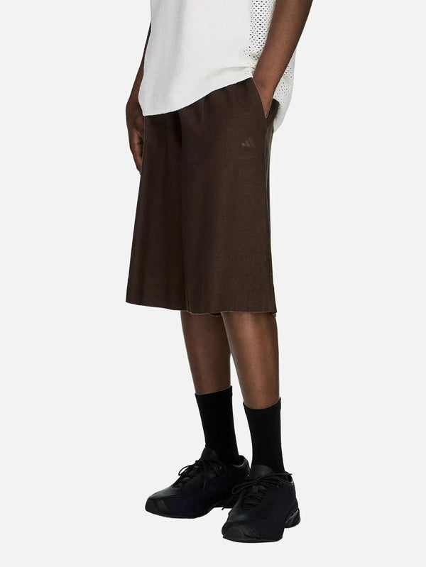 ADIDAS ORIGINALS Arte Antwerp x adidas Linen Relaxed Shorts – Dust, yan görünüm