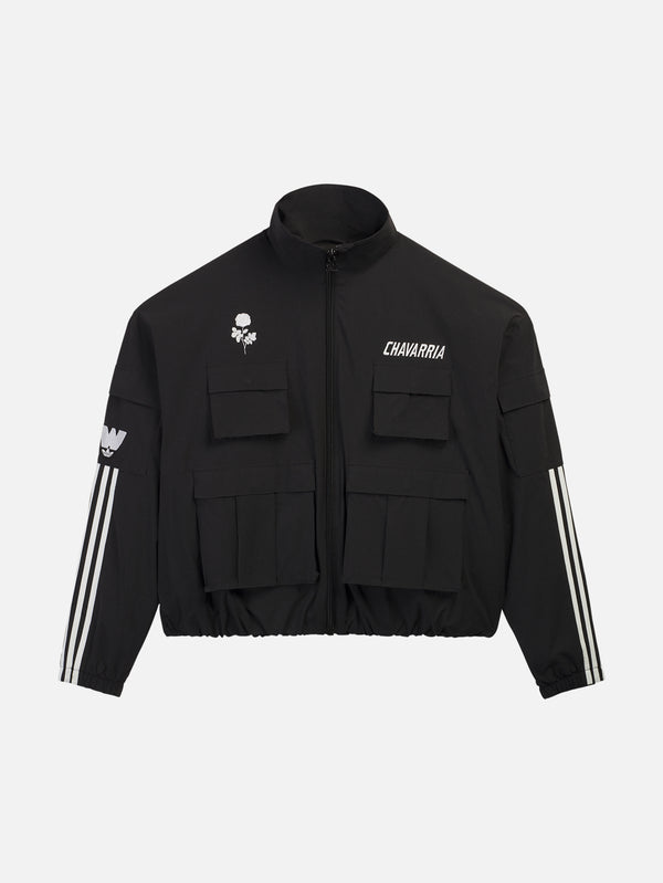 ADIDAS ORIGINALS, Willy Chavarria x adidas Cargo Track Jacket - Black, CEKET, shopi go'da!
