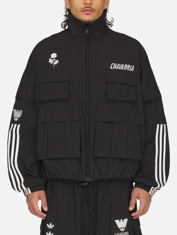 ADIDAS ORIGINALS, Willy Chavarria x adidas Cargo Track Jacket - Black, CEKET, shopi go'da!