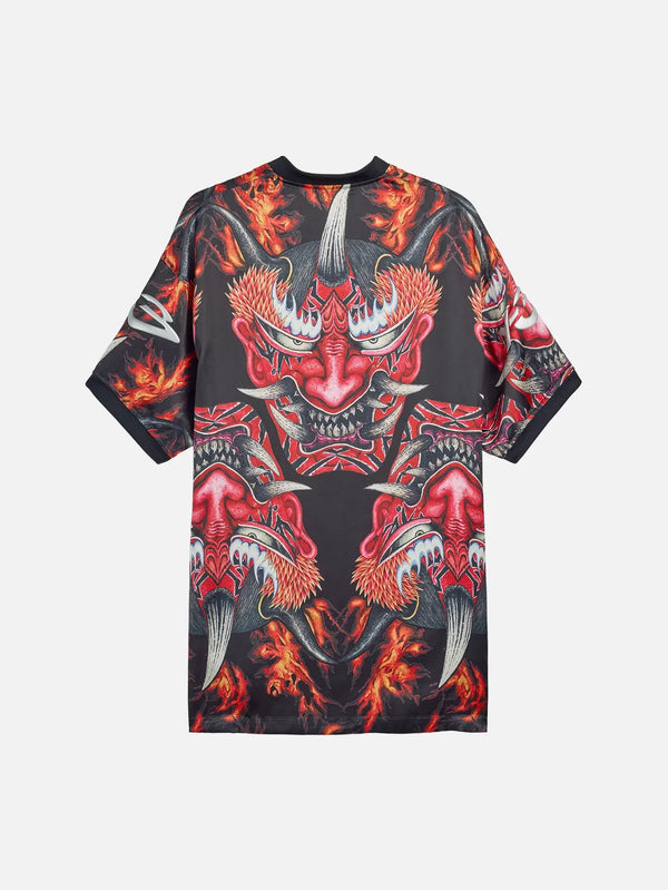 Y-3 Y-3 Red Satin Graphic Jersey - Multicolor – önden görünüm