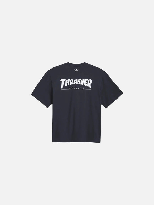 ADIDAS ORIGINALS Thrasher x AFA Argentina Tee 2 - Night Navy, arkadan görünüm