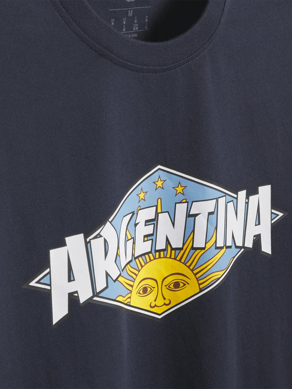 ADIDAS ORIGINALS Thrasher x AFA Argentina Tee 2 - Night Navy – Night Navy, önden görünüm