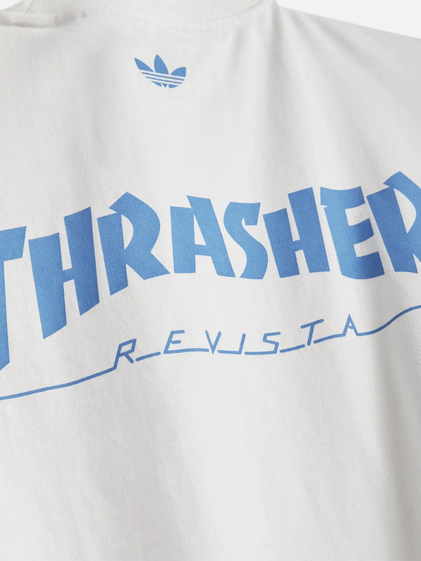 ADIDAS ORIGINALS Thrasher x AFA Argentina Tee 2 - Core White – Core White, ön yüz görünümü
