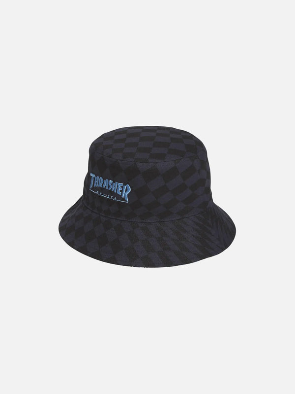 ADIDAS ORIGINALS Thrasher x AFA Argentina Bucket – Night Navy, ön görünüm