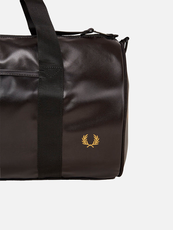 Tonal Classic Barrel Bag - Black/Gold
