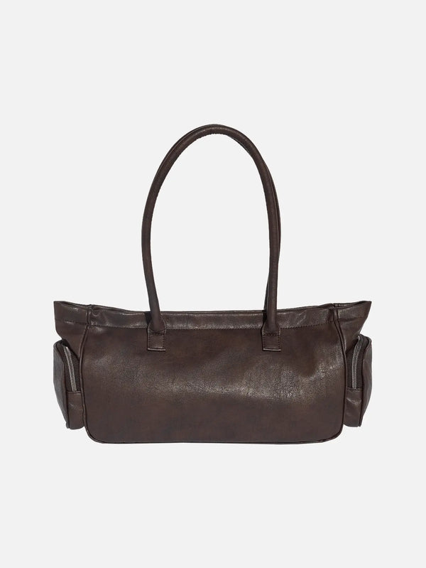 ADIDAS ORIGINALS Elongated Pocket Bag – Aurora Coffee, önden görünüm