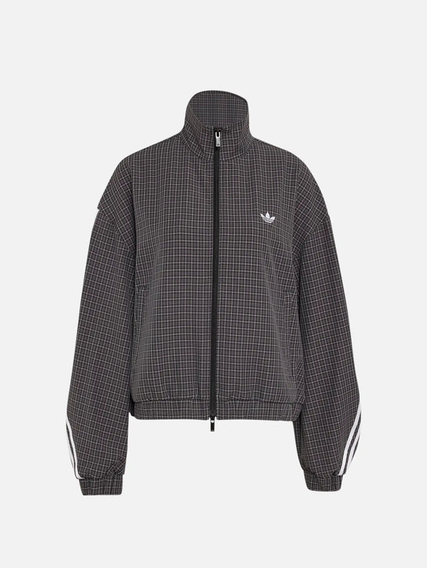 ADIDAS ORIGINALS Checks Track Top – Utility Black, önden görünüm