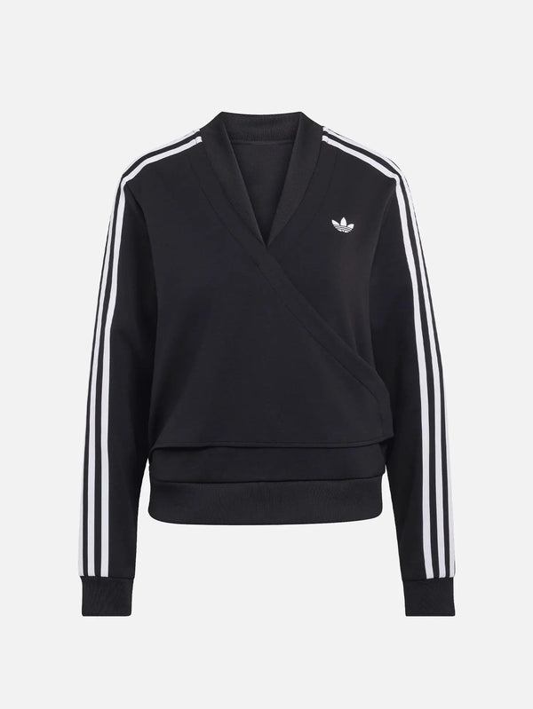 ADIDAS ORIGINALS Wrap SSTR Track Top - Black – Black, önden görünüm