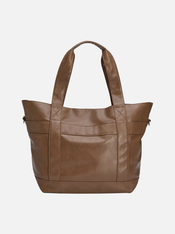 ADIDAS ORIGINALS Song For The Mute x adidas ADI008 Tote - Preloved – kahverengi, önden görünüm
