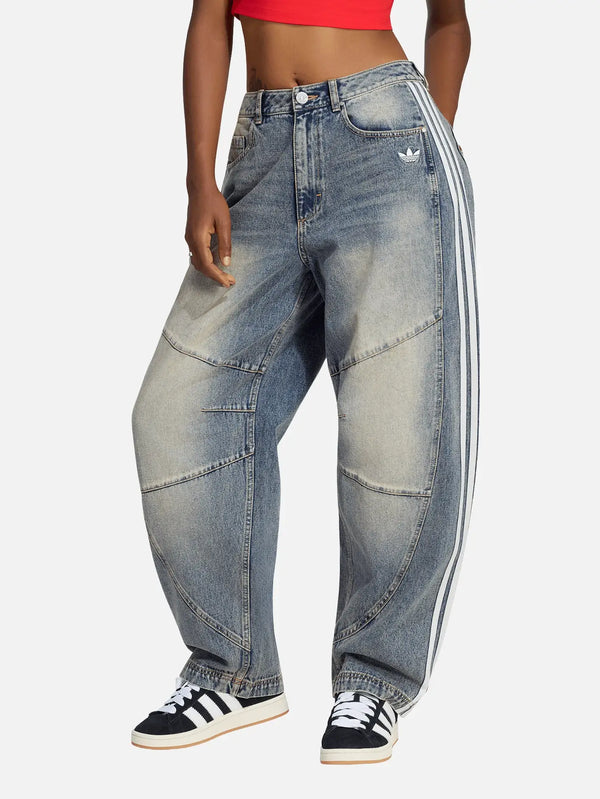 ADIDAS ORIGINALS Denim Barrel Pants – Indigo Denim, yandan görünüm