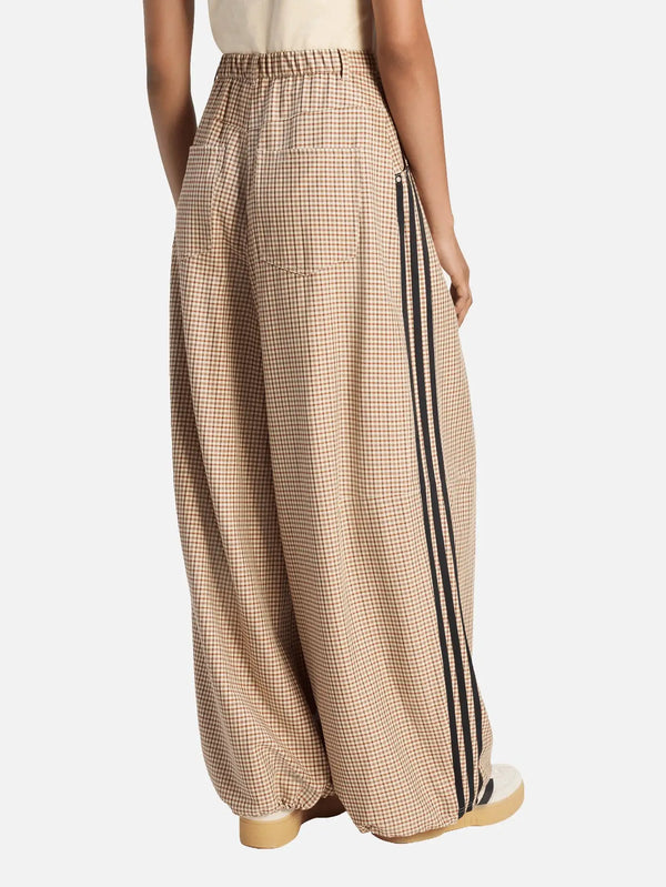 ADIDAS ORIGINALS Checks Loose Pants - Beige – bej, arka görünüm