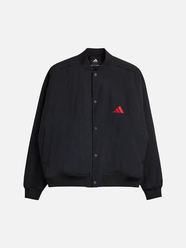 ADIDAS ORIGINALS Tyrell Winston x adidas College Jacket - Black – siyah, önden görünüm