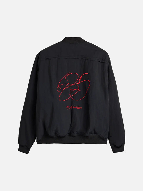 ADIDAS ORIGINALS Tyrell Winston x adidas College Jacket - Black – siyah, arka görünüm