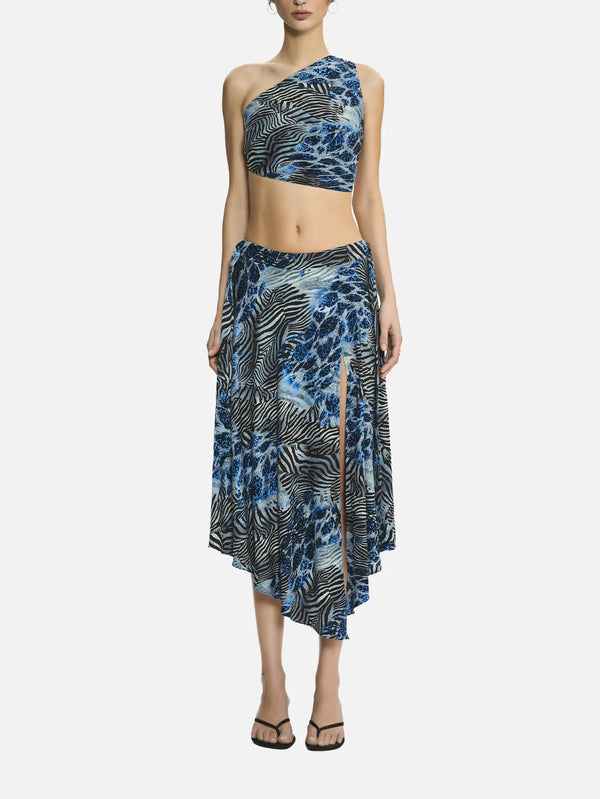 MI MAGIC LOVE Laguna Blue Leopard Set – Laguna Blue Leopard, önden görünüm