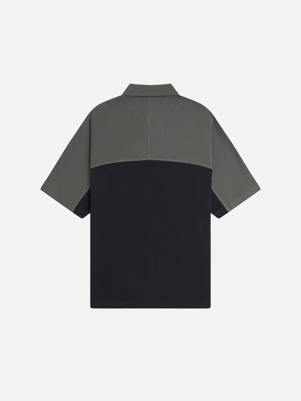 FRED PERRY Colour Block Polo Shirt – siyah, arka görünüm