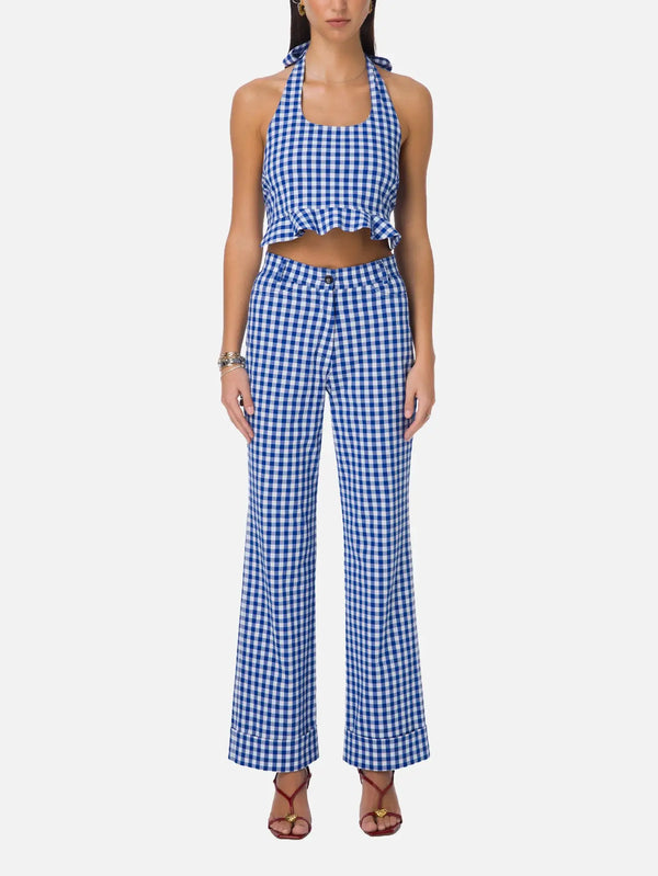 MI MAGIC LOVE Marne Set - Blue Gingham – önden görünüm
