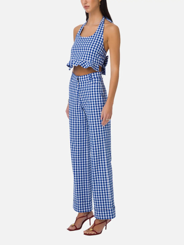 MI MAGIC LOVE Marne Set - Blue Gingham – Blue Gingham, yan görünüm