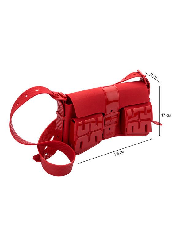 MELISSA, Cargo Bag Omuz Çantası - Kırmızı, ÇANTA, shopi go'da!