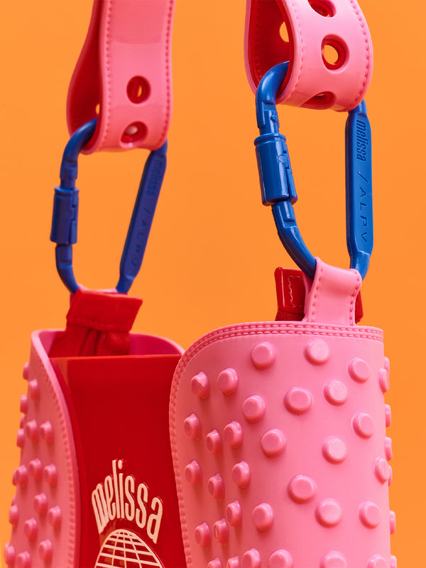 MELISSA, Nina Bag + Alexandre Pavao Omuz Çantası - Pembe/Kırmızı, ÇANTA, shopi go'da!