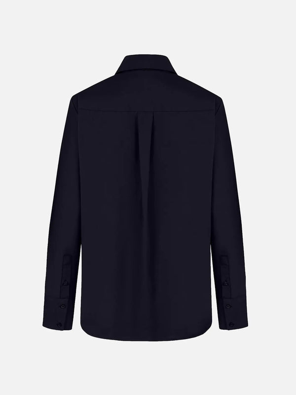 shopi go Merlot Man Shirt – merlot, arka görünüm, uzun kollu, düğmeli manşetler