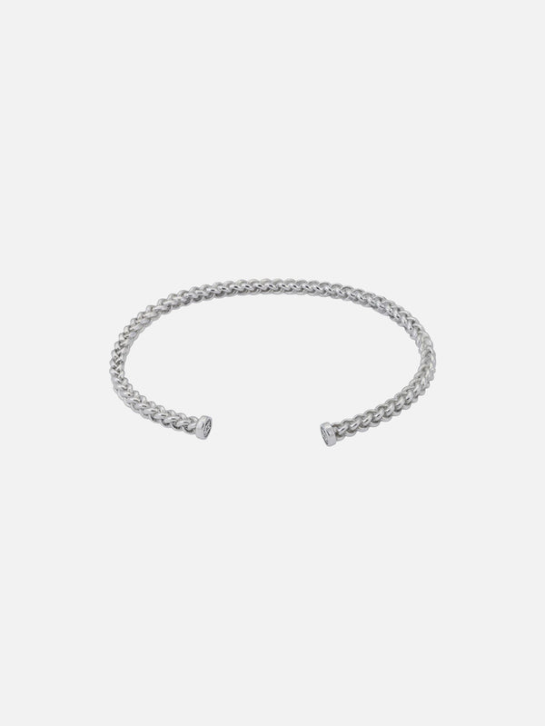 ATOLYEWOLF, Mesh Bangle in Silver, BİLEKLİK, shopi go'da!