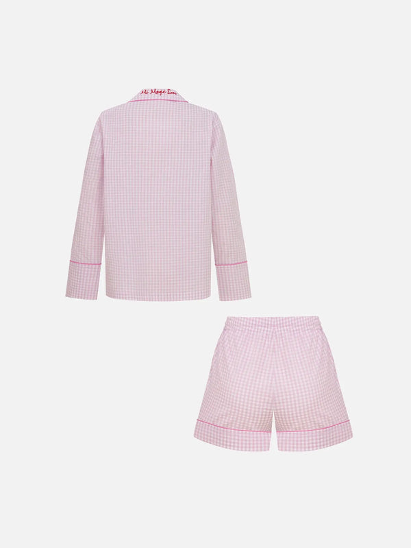 MI MAGIC LOVE Mio Mini Set – Pink Gingham, arkadan görünüm
