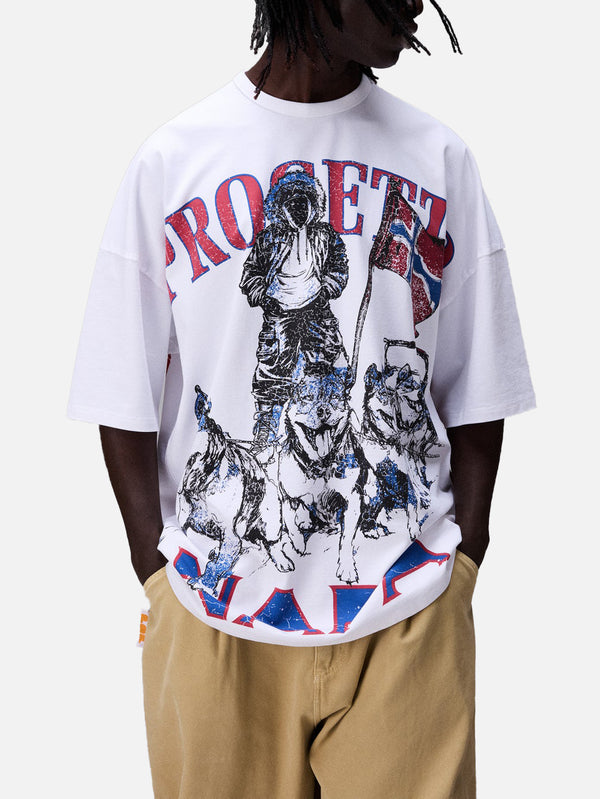 NAPAPIJRI, PDF x Napapijri Short Sleeve T-Shirt - Bright White, T-SHIRT, shopi go'da!