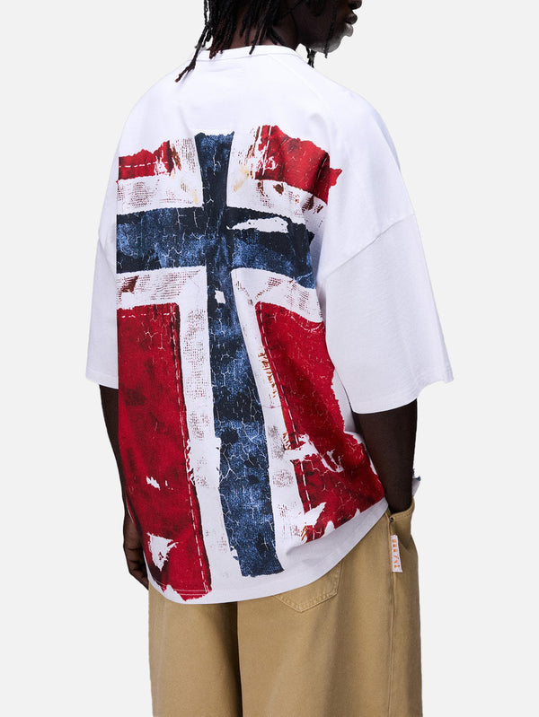 NAPAPIJRI, PDF x Napapijri Short Sleeve T-Shirt - Bright White, T-SHIRT, shopi go'da!