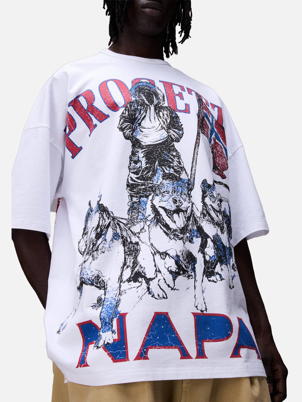 NAPAPIJRI, PDF x Napapijri Short Sleeve T-Shirt - Bright White, T-SHIRT, shopi go'da!