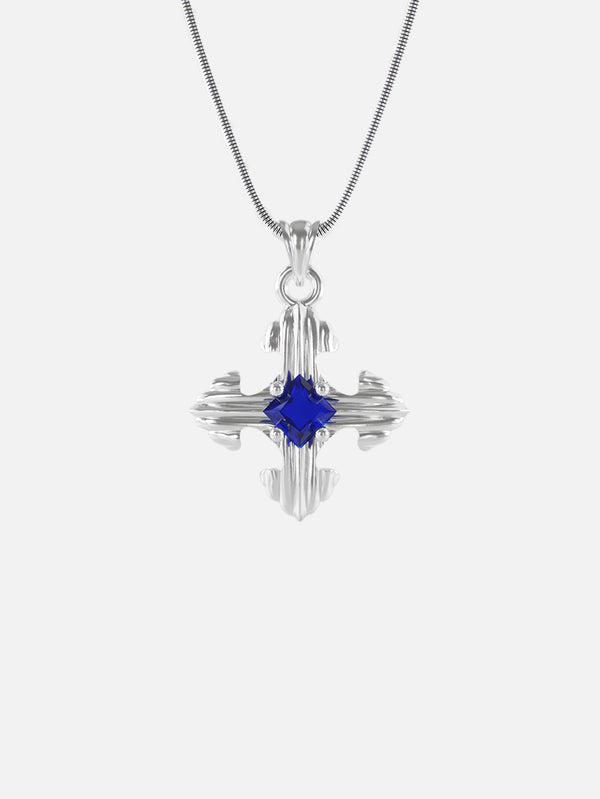 EPIPHANY LONDON, Cross Necklace - Silver, KOLYE, shopi go'da!