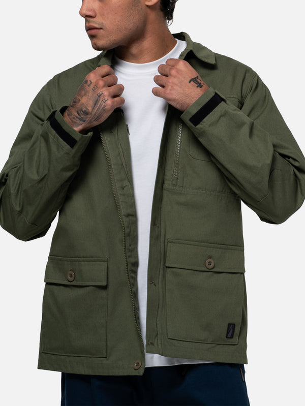 BETWEEN SIDES, Overshirt - Khaki, CEKET, shopi go'da!