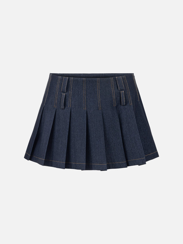 Orion Denim Skirt - Blue