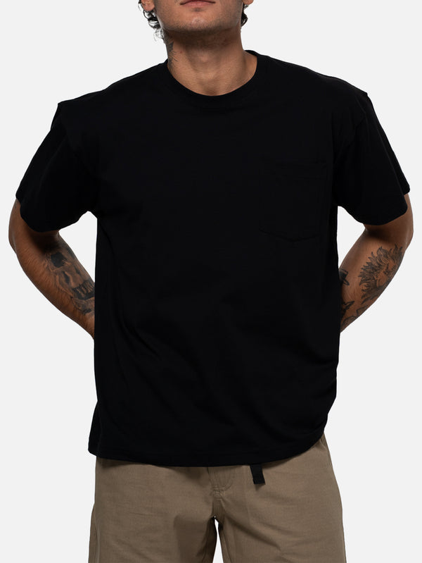 BETWEEN SIDES, Pocket Tee - Black, T-SHIRT, shopi go'da!