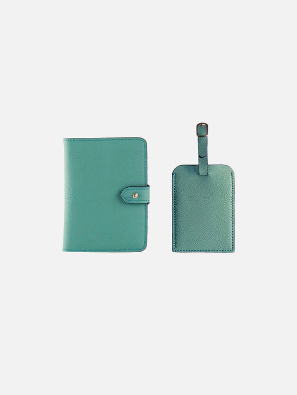 PACK'N TRAVEL, Pasaport Kılıfı ve Valiz Tagi - Turkuaz, VALİZ DÜZENLEYİCİ SET, shopi go'da!