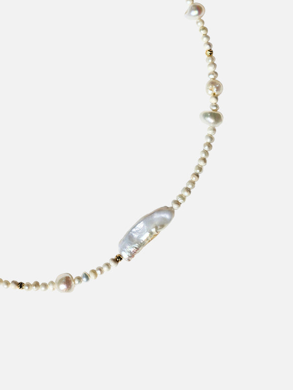 L'ATELIER DES PERLES, Perle Doğal Barok İncili Kolye, KOLYE, shopi go'da!