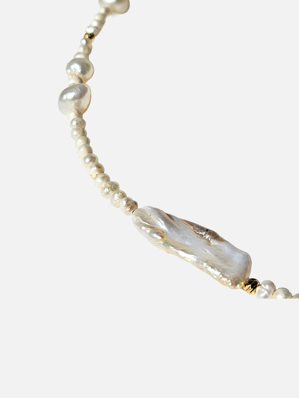 L'ATELIER DES PERLES, Perle Doğal Barok İncili Kolye, KOLYE, shopi go'da!